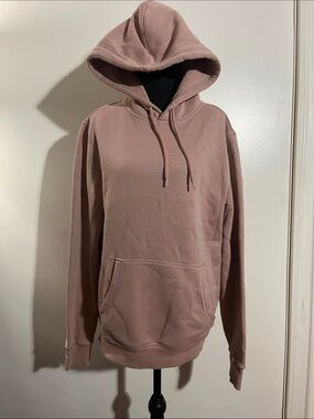 Men's Dusty Rose Hooded Pullover Sweatshirt